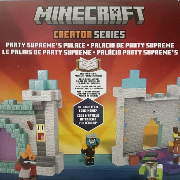 Minecraft Creator Series Mattel Party Supreme's Palace Playset New Toys - Picture 4 of 5